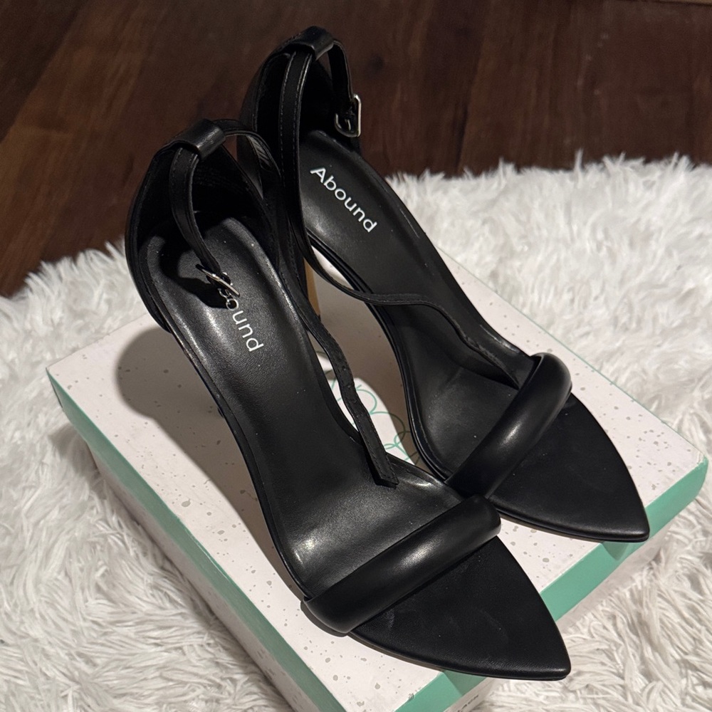 Abound Sleek Black Women's Heels
